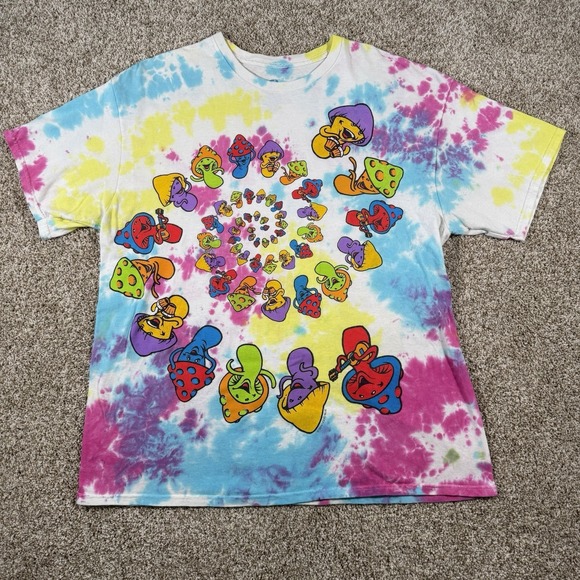 Liquid Blue Other - Mushroom Liquid Blue Tie-Dye Short Sleeve T-Shirt Size XL